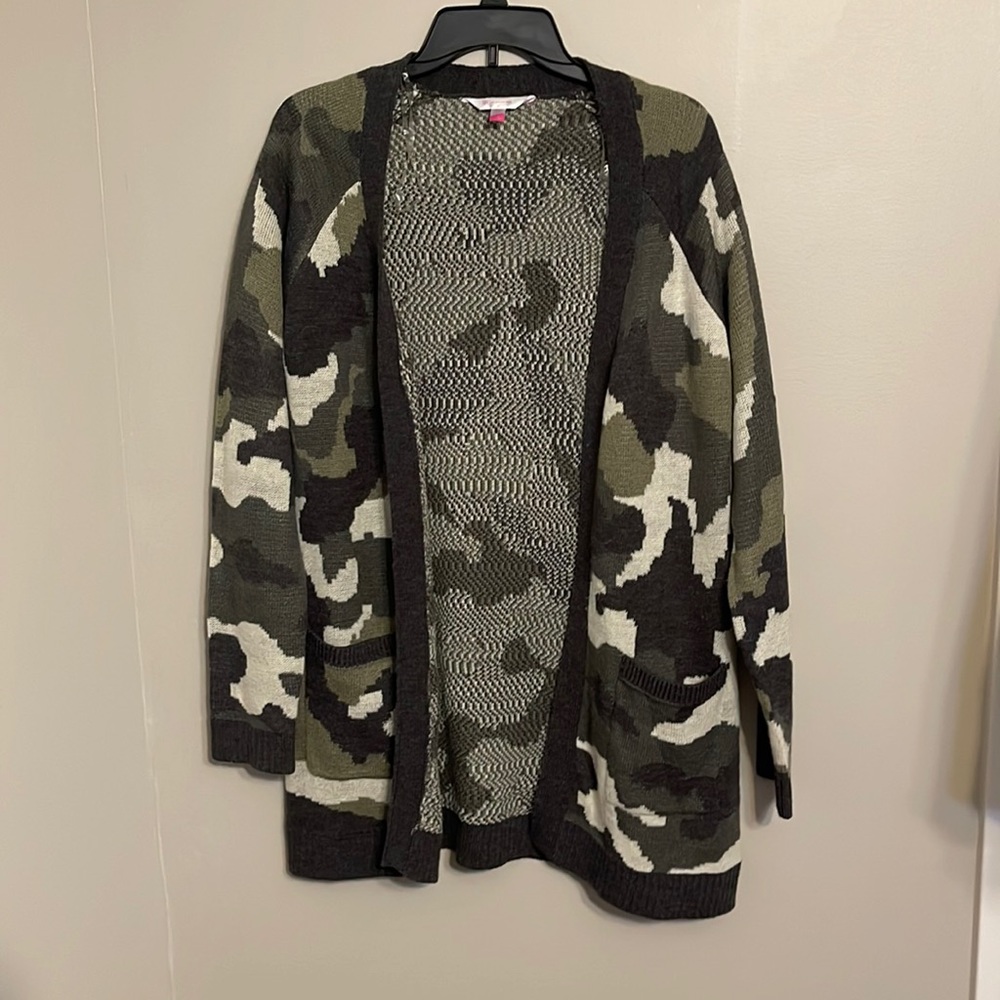 Camo sweater